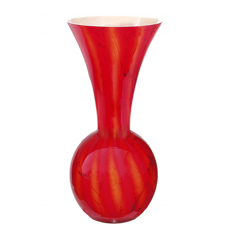 Brayden Studio® Mirabal Crystal Floor Vase Wayfair